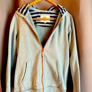 Ladies small Boden brand zip up sweatshirt